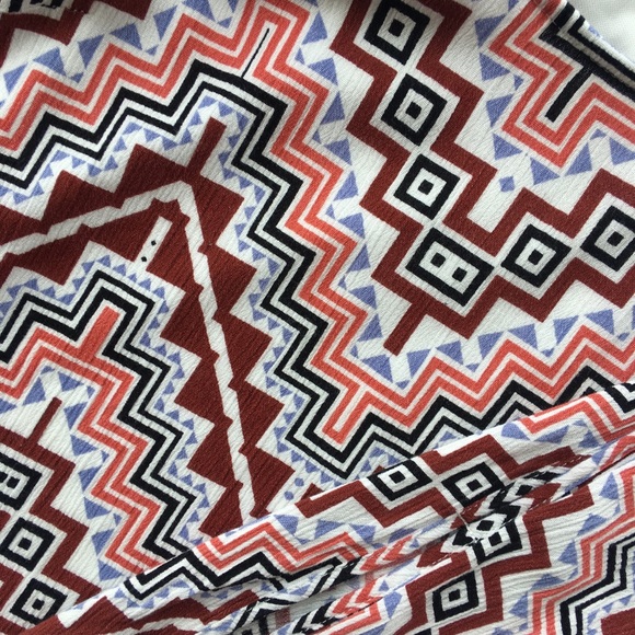 Charlotte Russe s ls geometric print dress - Picture 3 of 8